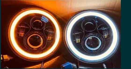 Передня лед фара Нива ВАЗ 2121, ВАЗ 2101, ГАЗ24, УАЗ. LED фари Світлодіодна фара 24в Харків