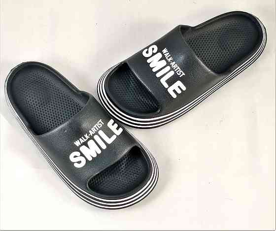 Мужские Тапочки Черные Шлёпанцы Сланцы Пенка (размеры: 40,41) Днепр