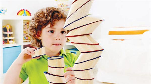 Головоломка з бамбуку Hape Totter Tower Вежа (E5524) Харьков - изображение 9