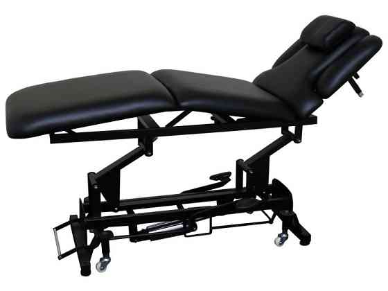 Массажный стол 289-B гидравлический для массажа и косметологии Бежевый Киев