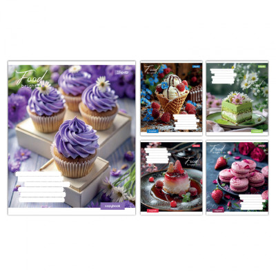 Зошит 1 вересня Bright Food А5 96 аркушів лінія (768139) Вінниця - фото 1