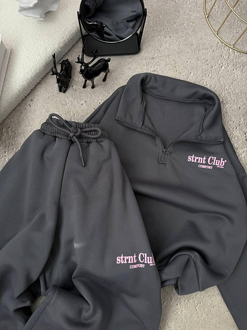 Женский трендовый костюм костюм двойка тринитка на флис Одесса - изображение 5