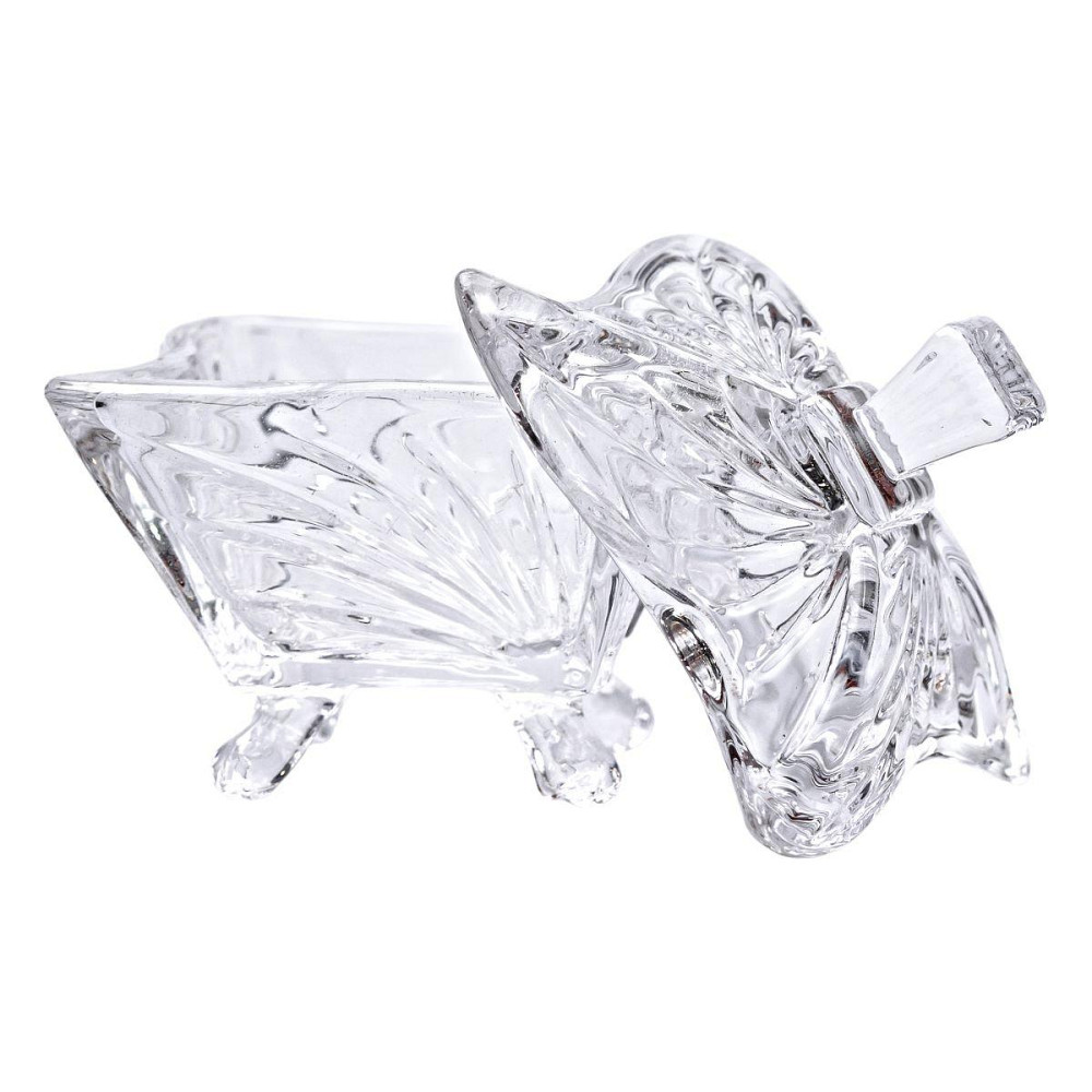 Стеклянная сахарница с крышкой 7.5 см Киев - изображение 4