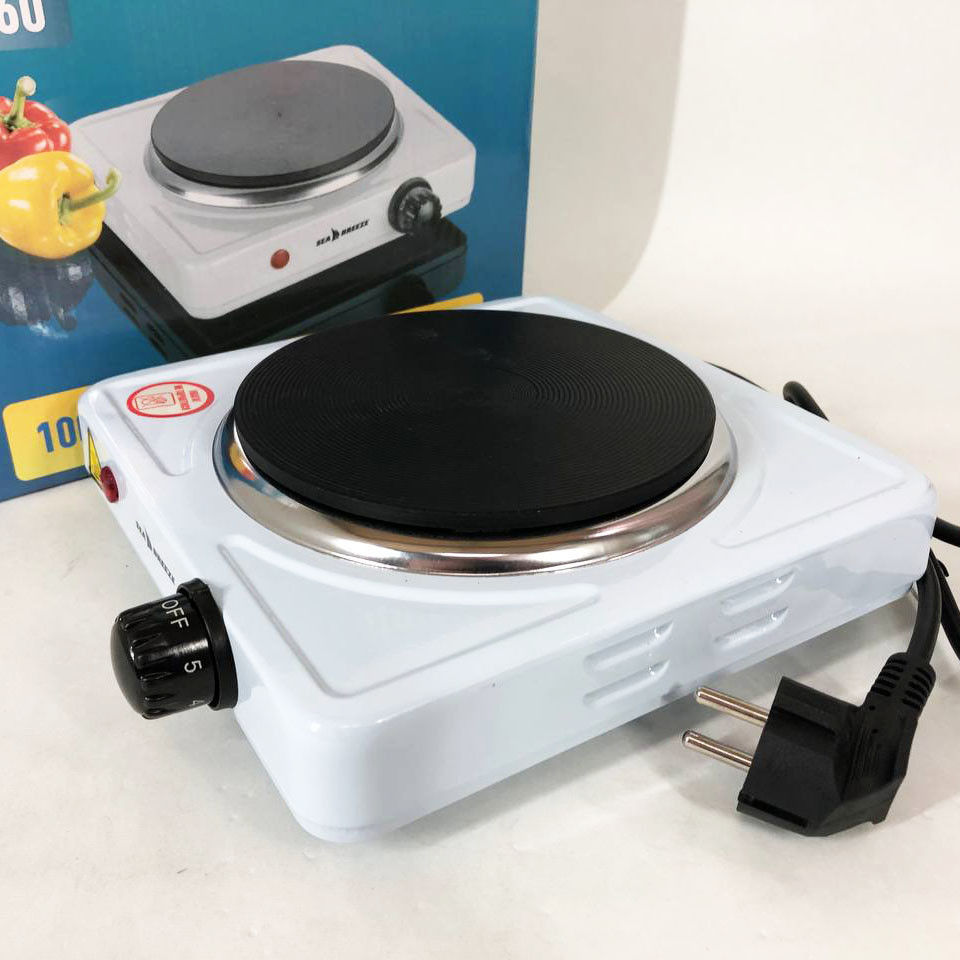 Плита электрическая одинарная Sea, Удобная портативная плита переносная для дома OZ-63 Львов - изображение 7