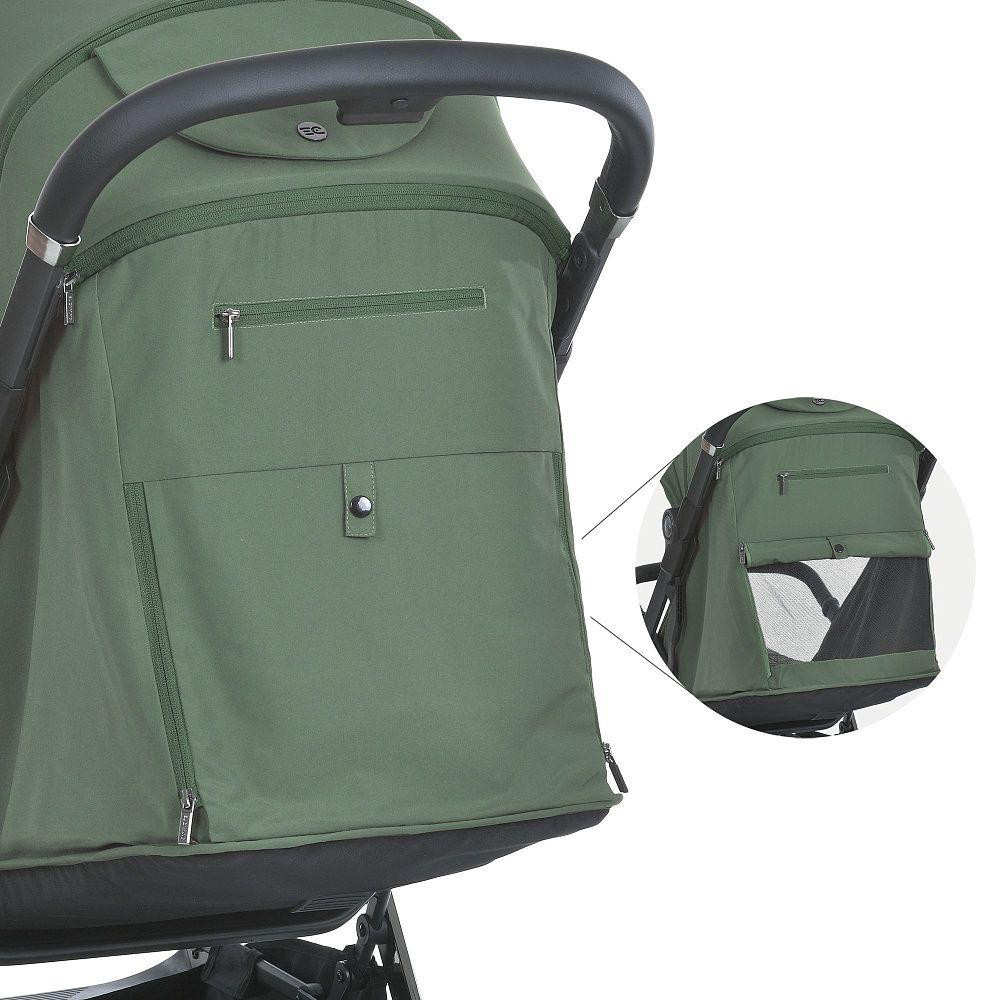 Коляска дитяча El Camino BEYA Khaki Green прогулянкова з чохлом для ніжок в комплекті Зелена (ME 1127-B) Чернигов - изображение 6