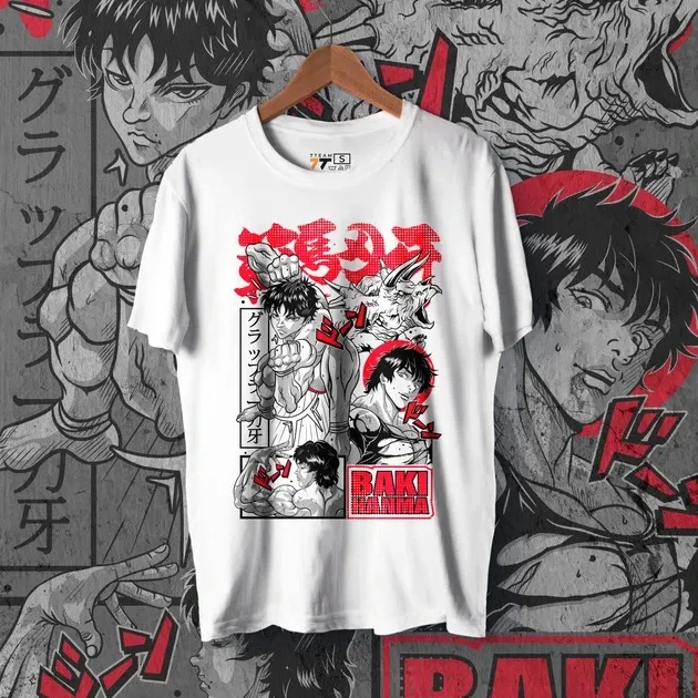 Футболка для подростка мальчика с принтом BAKI Баки WE Размер 160 Anime10736 Днепр - изображение 1