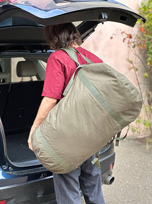 Сумка баул для вещей транспортная индивидуальная Хаки Одесса - изображение 8