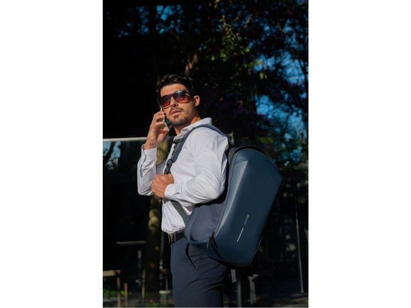 Рюкзак Bobby "BIZZ BUSINESS" захист від крадіжок, порізів, синій Рівне - фото 8