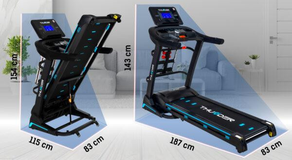 Беговая дорожка электрическая THUNDER CORE-DS-BLACK Киев - изображение 2