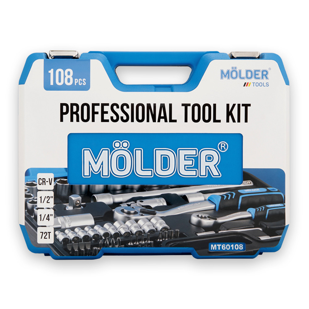 Профессиональный набор инструментов в кейсе Molder 1/2 