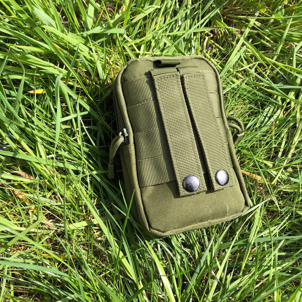 Тактична сумка - сумка для телефону, система MOLLE органайзер тактичний з кордури. Колір: хакі YH-10 Львів - фото 15