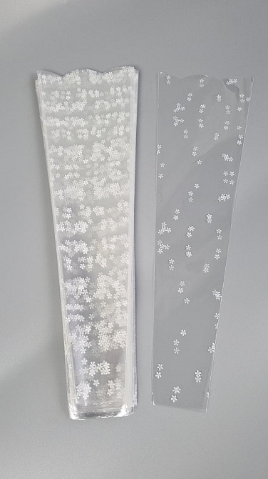 Упаковка конус під квіти h50/6низ/15верх(100 шт) візерунок 147 (6) (100 шт) Харків - фото 1