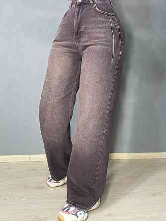 Джинсы женские Its Basic 2499-2 WIDE LEG палаццо с выточками коричневые, коричневый, 40, 40, 76 см, 104 см Киев