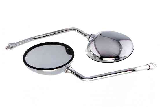 Дзеркала мото (круглі) (хром, 10mm) ІЖ, МТ, ДНІПРО, УРАЛ, К-750 EVO Киев