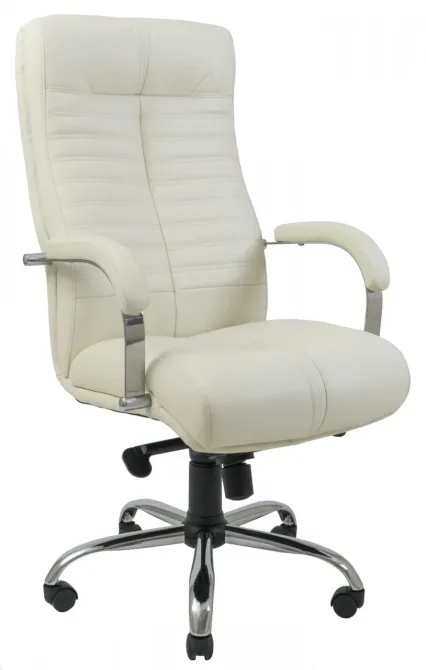 Офісне Крісло Керівника Richman Orion Fly 2200 Хром М3 MultiBlock Білий Київ - фото 1