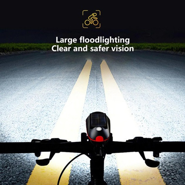 Ліхтар для велосипеда із зарядним пристроєм 7599, Велосипедний ліхтарик із зарядкою FJ-42 Івано-Франківськ - фото 4