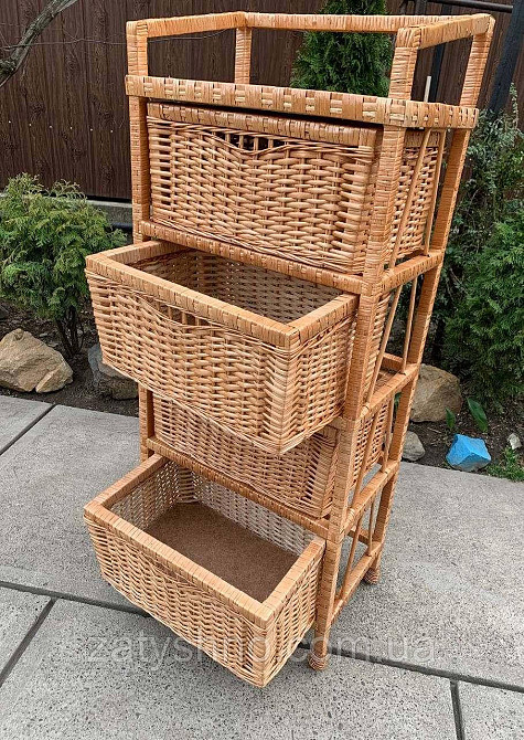 Комод плетеный на 4 ящика Киев - изображение 7