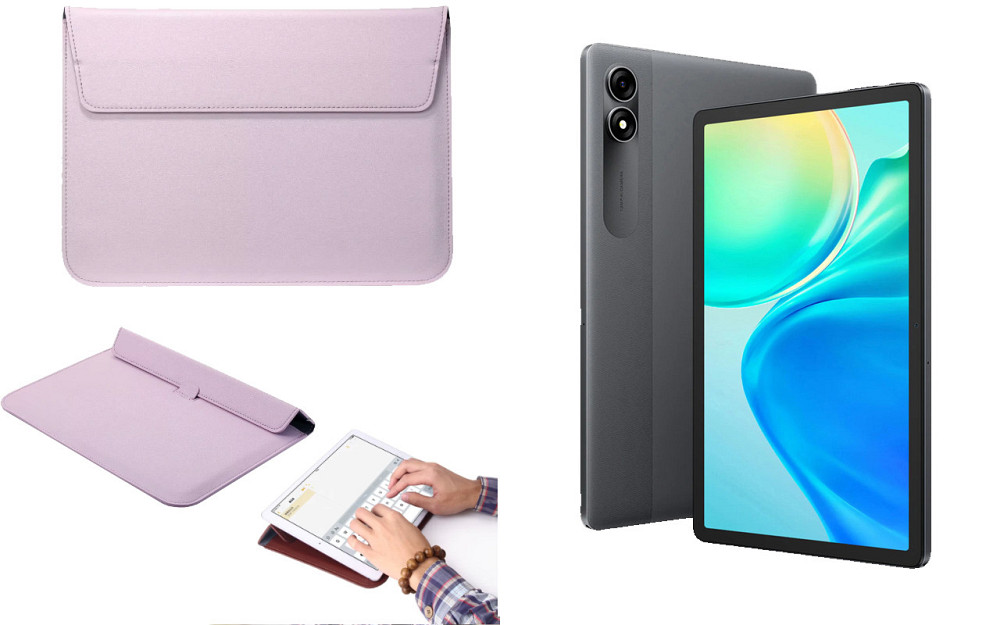 Чохол-конверт VitoCase для Blackview Tab 90, з функцією підставки для планшета Фіолетовий Київ - фото 1