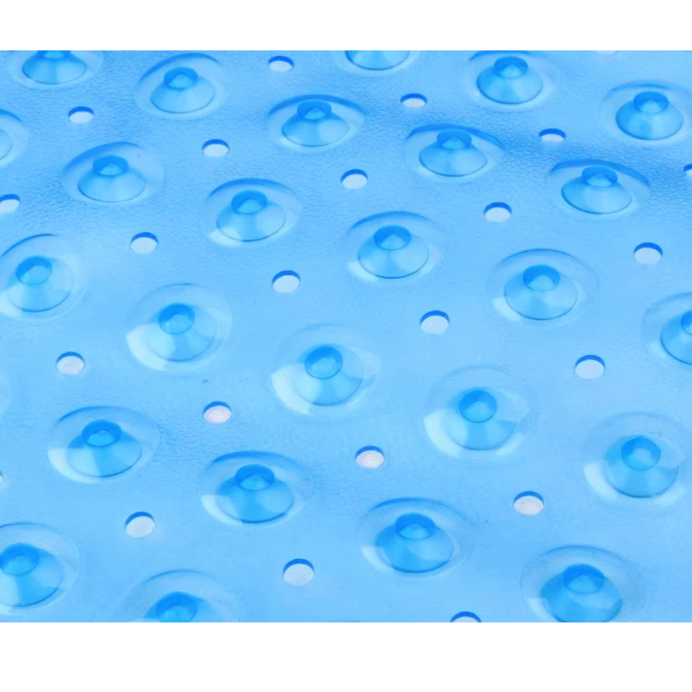 Коврик для ванной комнаты и душа атискользящий,для тела массажный силиконовый с присосками,синий, 40х100 см Каменец-Подольский - изображение 5