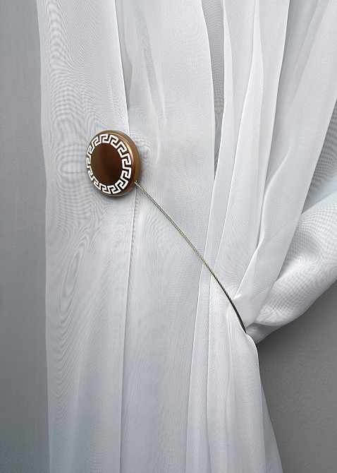 Магниты для штор и гардин Афина 2 шт Коричневый (81-272) Киев - изображение 4