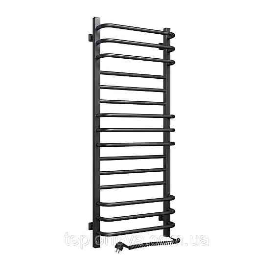 Сушарка для рушників електрична Navin Грандіс 480х1200 Sensor з Wi-Fi права, чорний муар Чернівці