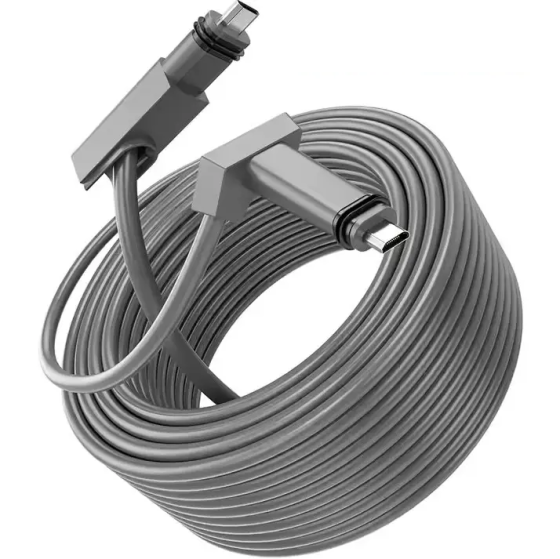 Дата кабель для Starlink Satellite Gen2 V2 (разъем SPX) Ethernet Cat5E 24AWG (15 метров) Серый Киев