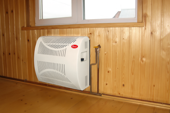 Газовий конвектор Данко-Бриз 2С з сталевим теплообмінником обігрівач 2 кВт до 20 м2 з італійською автоматикою EuroSit + димохід Тернопіль