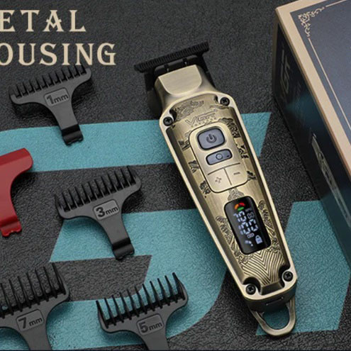 Беспроводной аккумуляторный триммер для стрижки волос VGR V-901, Набор для стрижки с зарядкой TM-84 Львов - изображение 10