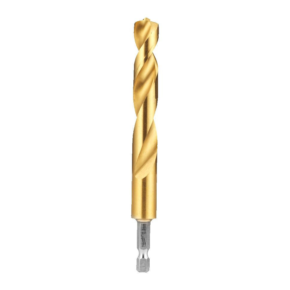 Свердло по металу RedHEX SHOCKWAVE HSS-TiN MILWAUKEE, діаметр 13,0х130х83мм, (5шт), пластикова коробка Одеса - фото 2
