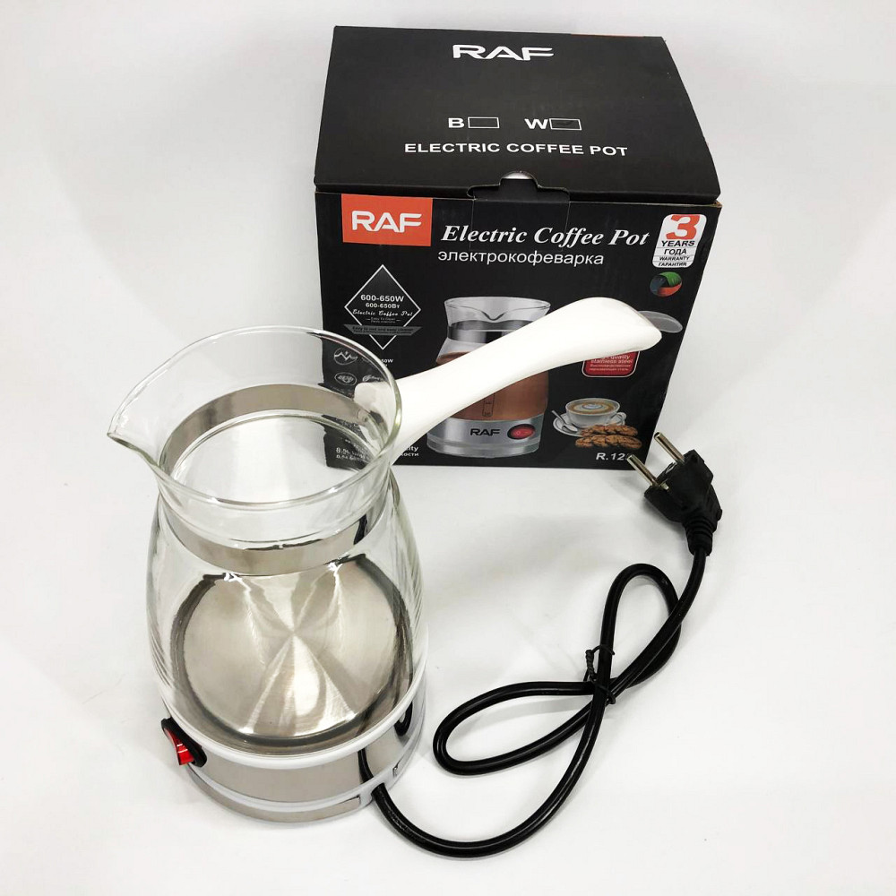 Турка для швидкого приготування кави RAF R.125 500мл 600 Вт, Турка 500 мл, Електротурка 0.5л EG-16 Івано-Франківськ - фото 2