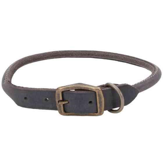 Coastal Circle-T Round Dog Collar КОСТАЛ СЕРКЛ-Т круглый кожаный ошейник для собак, 1х40см Киев