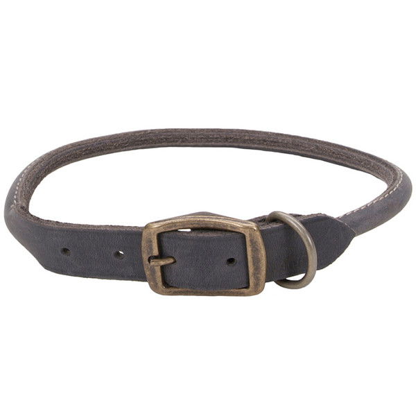 Coastal Circle-T Round Dog Collar КОСТАЛ СЕРКЛ-Т круглий шкіряний нашийник для собак, 1х40см Київ - фото 1