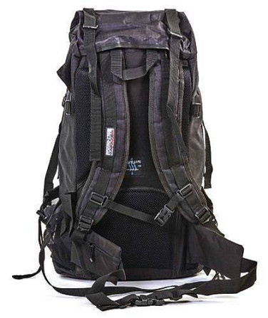 Рюкзак туристичний каркасний COLOR LIFE 65(+13)х38х25 75л чорний Київ - фото 2