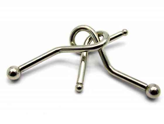 Головоломка IQ-тест, металева високого рівня складності Рівне