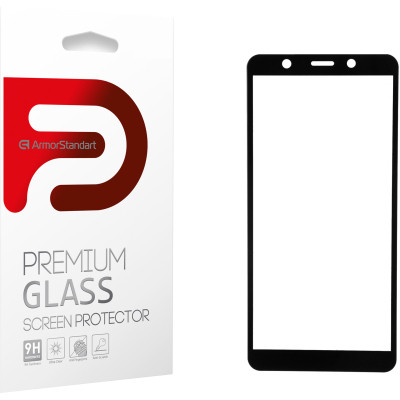 Скло захисне Armorstandart Full Glue TECNO POP 3 (BB2) Black (ARM57585) Вінниця - фото 1
