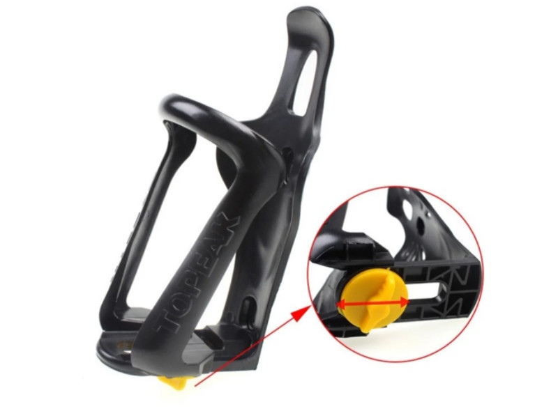 Флягоутримувач розсувний, тримач пляшок Topeak чорний Бровари - фото 3
