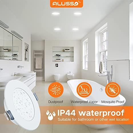 Потолочный LED-светильник Alusso 4W (98 мм), ультратонкий, врезной, IP44, белый (Круг) Киев - изображение 7