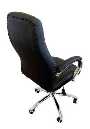 Офисное кресло руководителя Tehforward Gector хром Anyfix Черный Киев