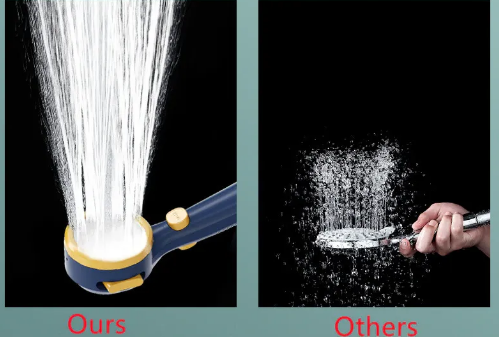 Лійка насадка для душу під тиском з індикатором температури, світлодіодний цифровий дисплей температури Одеса - фото 3