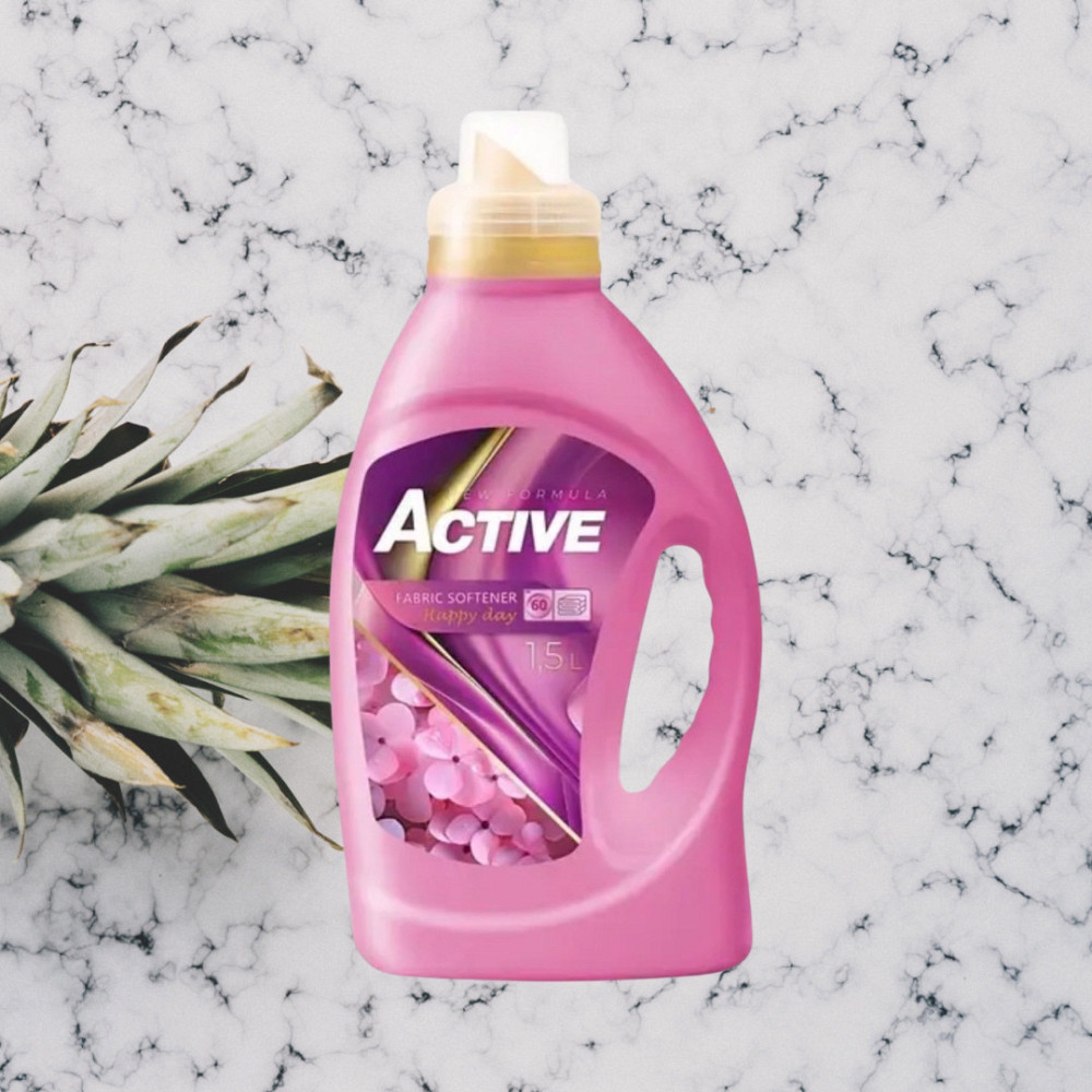 Ополіскувач для білизни Active Fabric softener Happy day 1.5 л Виноградів - фото 2