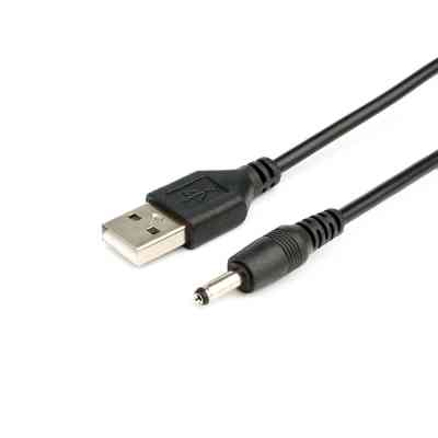 Кабель живлення USB to DC 3.5mm 5V 1.0m 2.0A black Atcom (10035) Вінниця