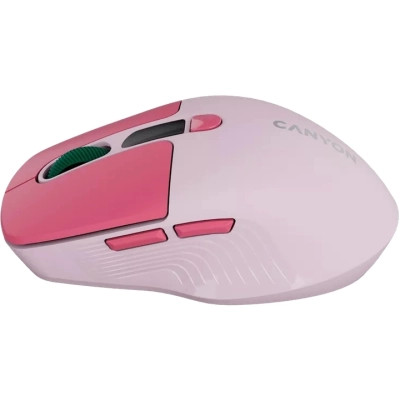 Мышка Canyon MW-26 LCD Silent Wireless/Bluetooth Pink (CNS-CMSW26P) Винница - изображение 3
