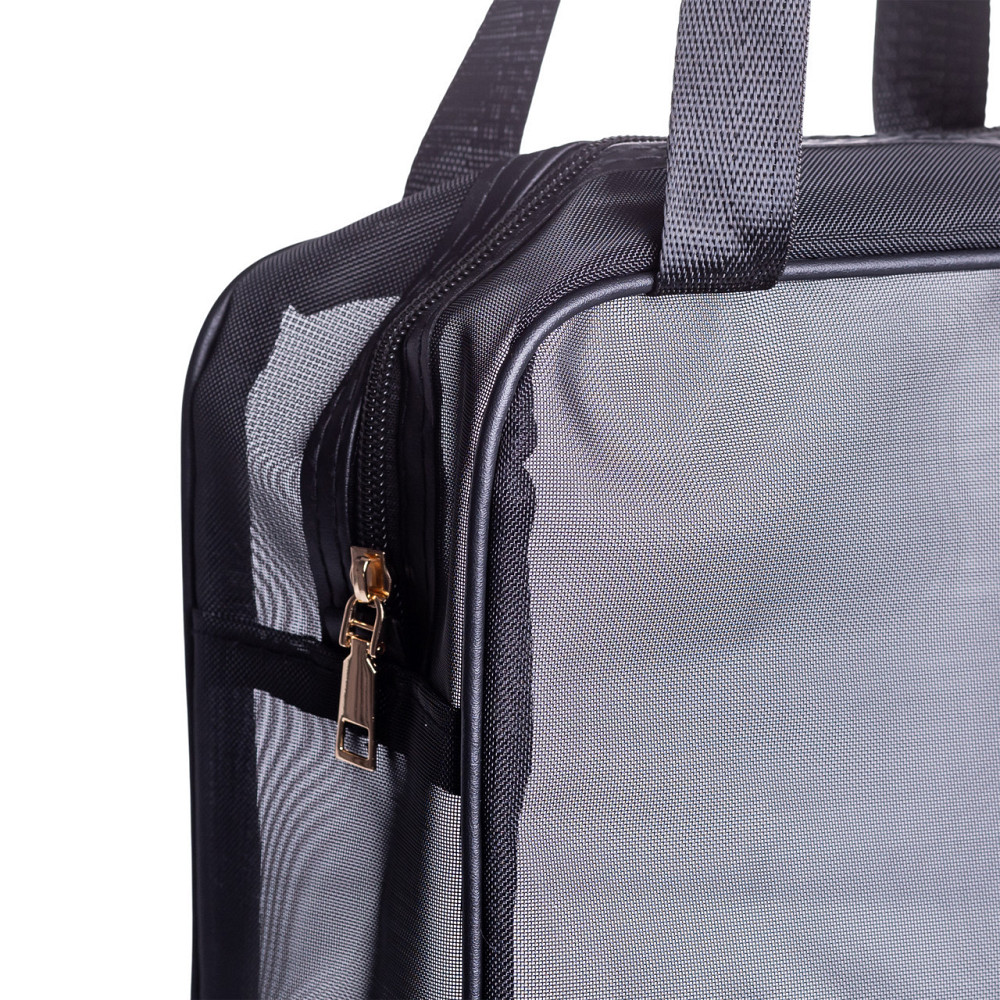 Набір прозорих жіночих косметичок для дому 3 (шт) Чорний HP-16-5K Київ - фото 6