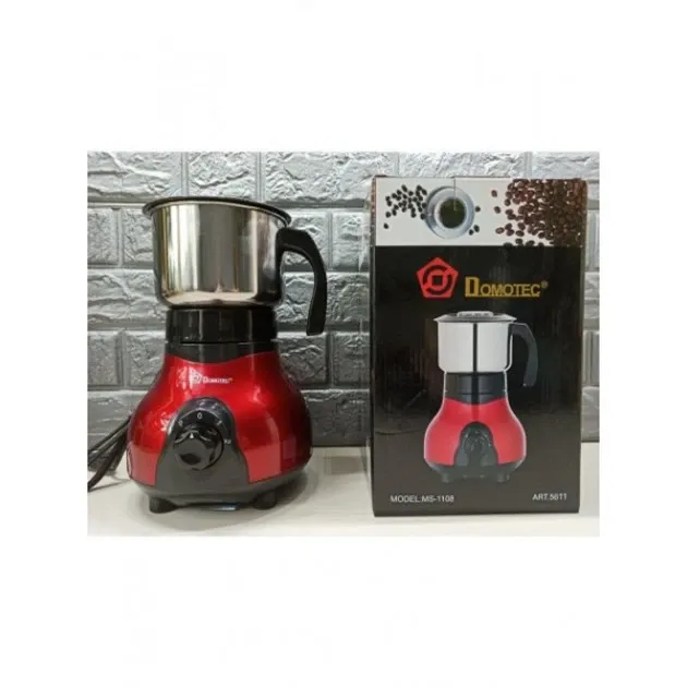 Кавомолка DOMOTEC MS-1108 Червона (250Вт, 250г) Одеса - фото 5