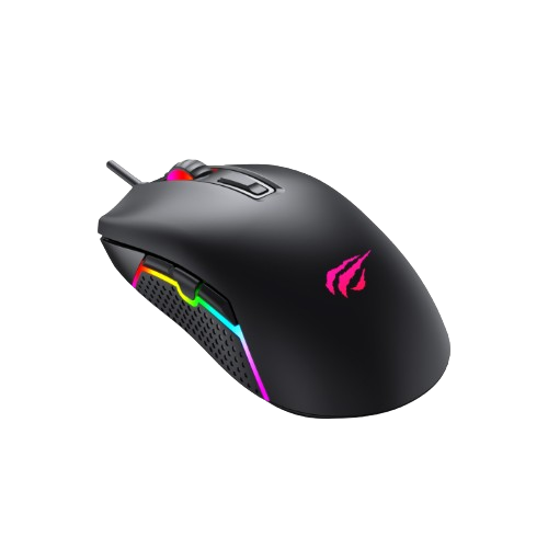 Мишка дротова з підсвічуванням Havit HV-MS1010 чорний Житомир - изображение 6