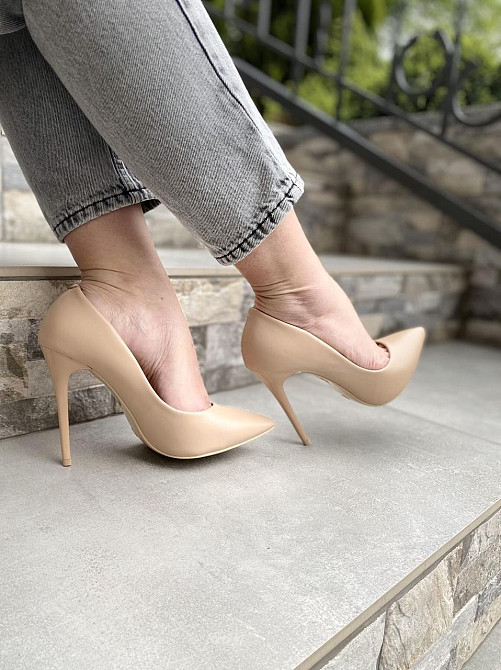 Comer Туфлі жіночі COMER капучіно еко-шкіра каблук 11см розміри 36-40 (4959) Коломия - фото 9