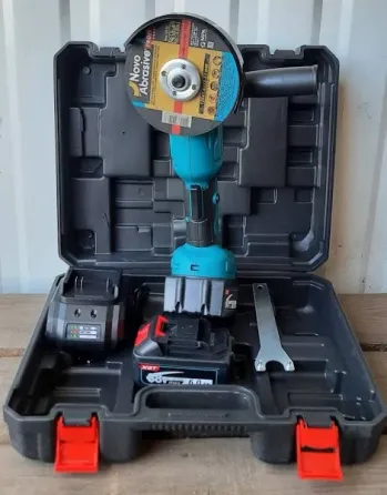 Акумуляторна кутова шліфувальна машина (болгарка) 48V 2 АКБ для різання та шліфування металу Одеса