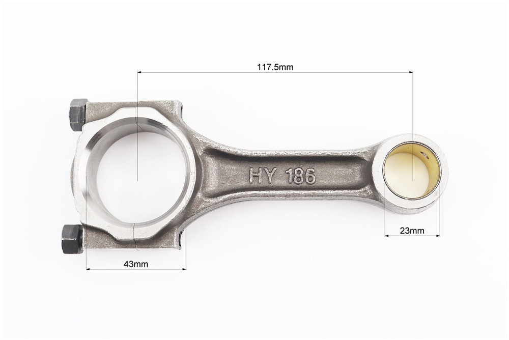 Шатун (D-43mm, d-23mm) 186F Киев - изображение 2