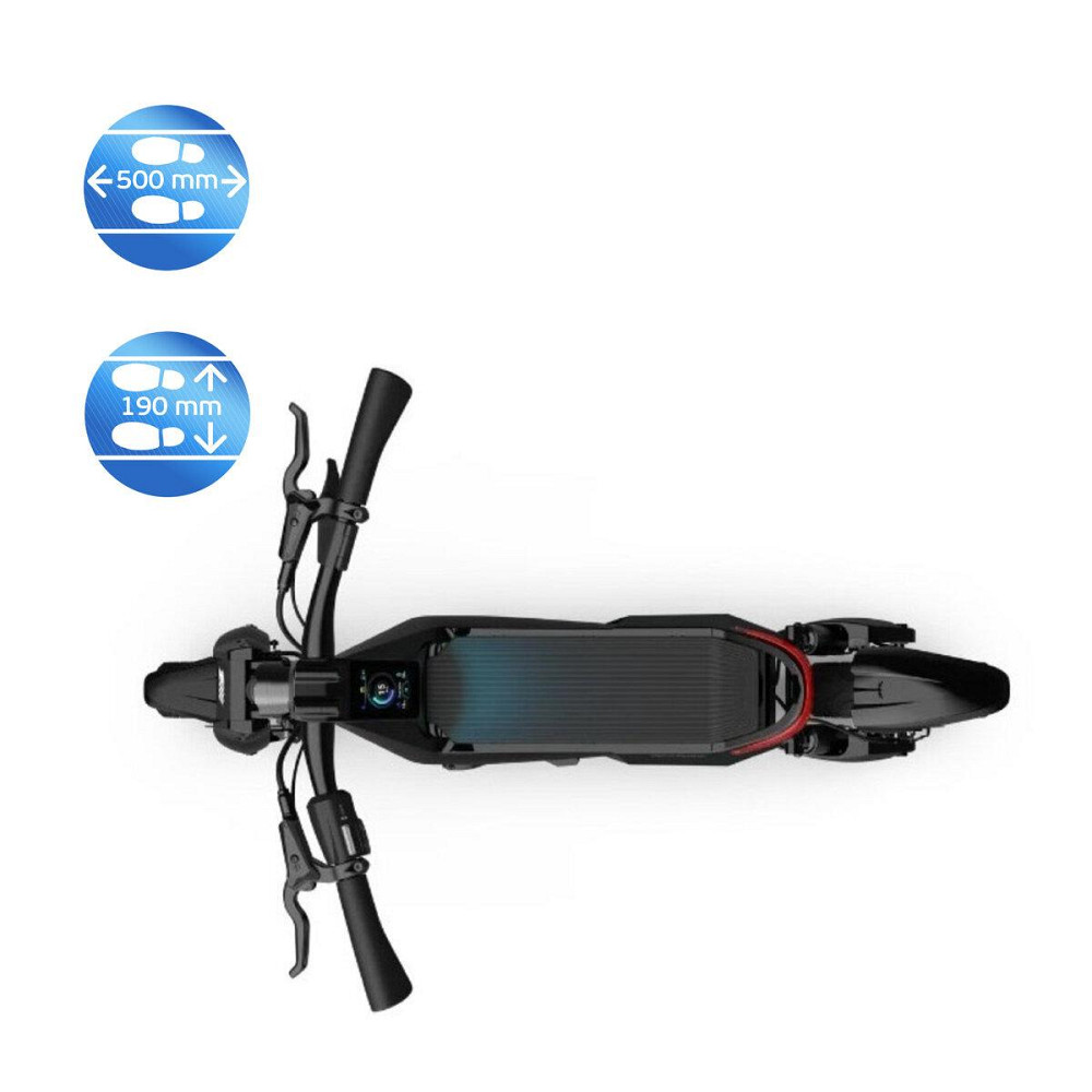 Електросамокат OKAI ES800 Panther Off-Road Black 12", 1500W, Dual Motor, 19,2Ah, 50km, 60km\h, 35%, NFC, ES800-B Одеса - фото 5