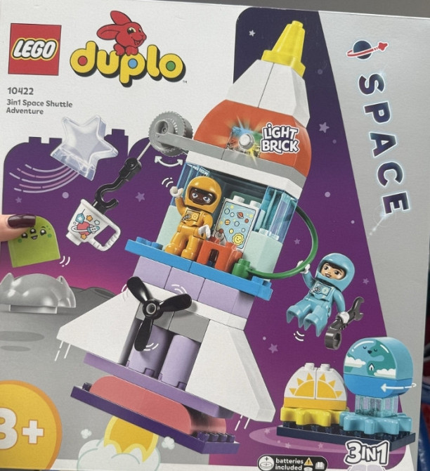 Конструктор LEGO DUPLO Town Пригоди на космічному шатлі 3-в-1. Харків - фото 2